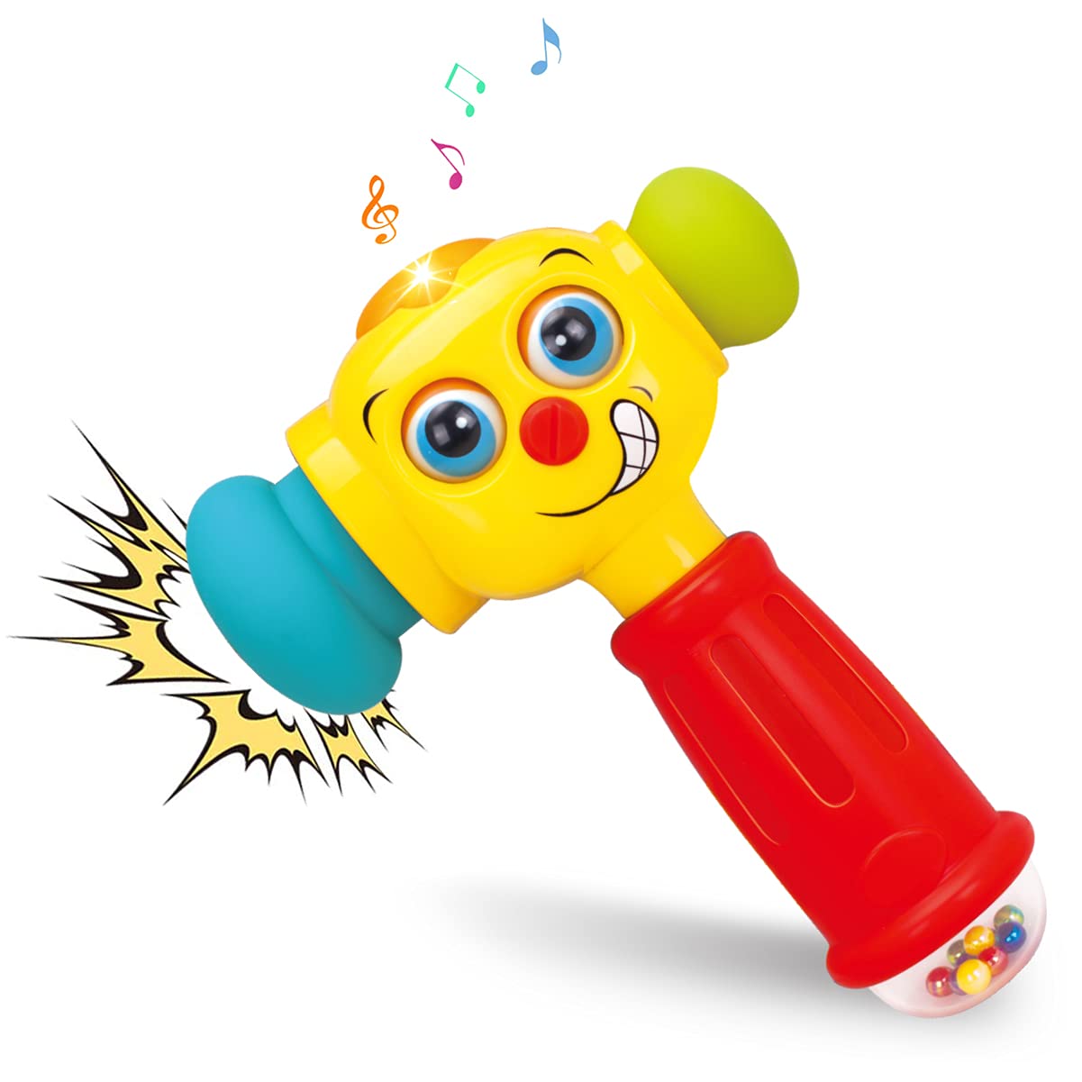 Best Baby Toys for 1 Year Old Boys & Girls - Musical Hammer with Lights & Sounds - Developmental Toys for 6-18 Months - Perfect Gift for 9-12 Month Old Babies - Fun Learning & Sensory Play for Toddlers - Ideal for Birthday Gifts & Early Childhood Development
