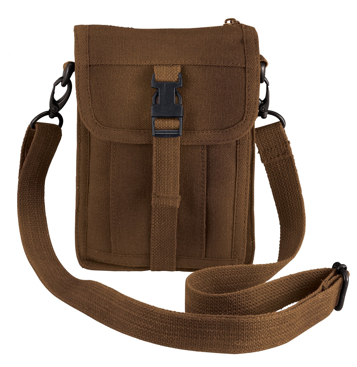 Rothco Canvas Travel Portfolio Crossbody Shoulder Bag - Durable Messenger Bag for Men & Women - Perfect for Business, Work, School & Travel Accessories