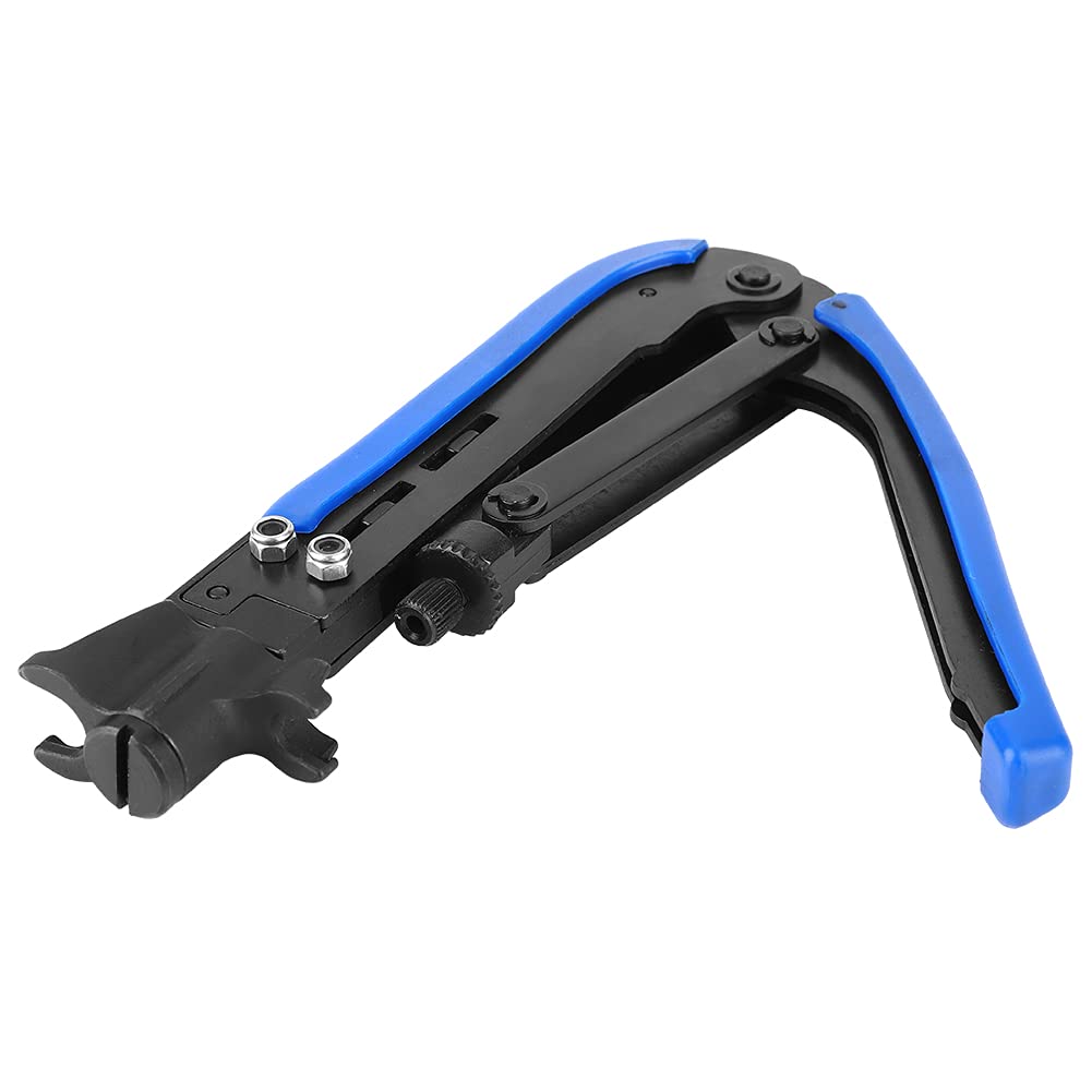Professional Cable Crimper Tool for Coax & Network Wire - Comfortable Grip, Precise Compression - Ideal for Home Networking & DIY Cable Installation