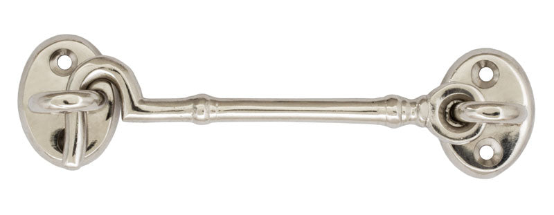 Nickel-Plated Hasp Lock 105mm - Heavy Duty Security for Gates, Toolboxes & Storage Units