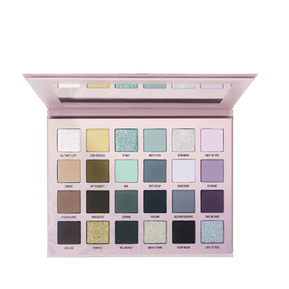 Blend Bunny Cosmetics Longing Eyeshadow Palette - 18 Highly Pigmented Matte & Shimmer Shades for Professional Makeup | Perfect for Day to Night Looks, Bridal & Special Occasion Makeup
