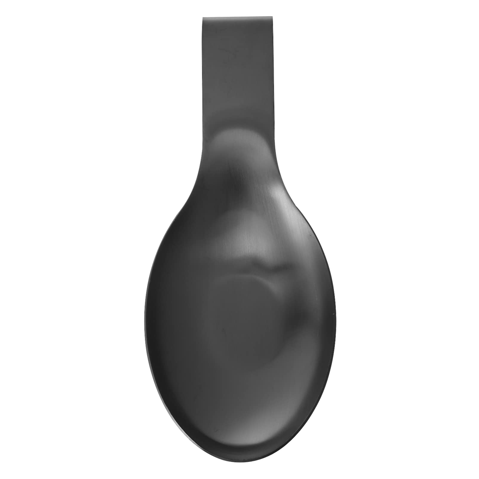 Stainless Steel Spoon Holder & Rest - Black Kitchen Utensil Organizer for Stovetop & Countertop - Vertical Design Space-Saving Storage for Cooking & Serving Utensils - Perfect for Kitchen Organization While Cooking, Baking or Entertaining