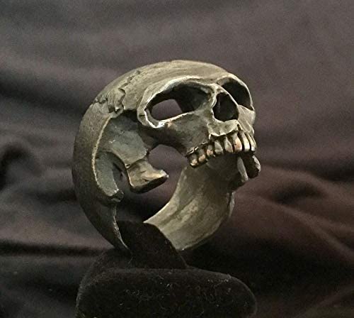 Handmade 925 Sterling Silver Skull Biker Jewelry - Gothic Punk Necklace for Men & Women - Perfect for Motorcycle Enthusiasts & Edgy Fashion