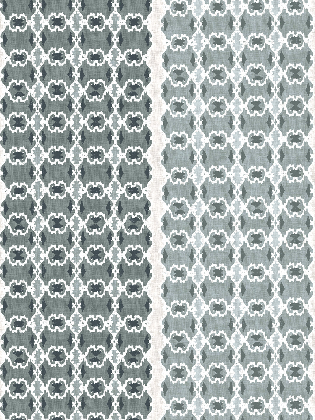 Nathan Turner Sage Medallion Stripe Wallpaper - Peel and Stick Removable Wallpaper for Living Room, Bedroom & Home Decor