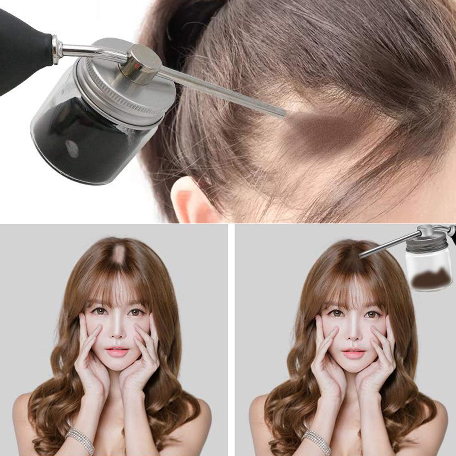 Lahomia Refillable Talc Powder Blower Puffer - Barber Talc Bottle for Hair Styling & Grooming | Perfect for Salons, Home Use & Professional Barbers