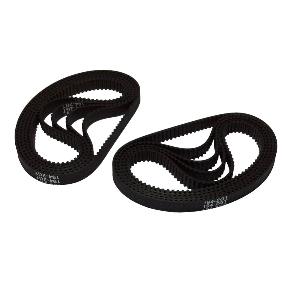 10Pcs/Pack 2GT Timing Belt 194mm Length 6mm Width 97 Teeth Closed-Loop for 3D Printer Parts - Perfect for RepRap, Prusa, and DIY 3D Printer Repairs