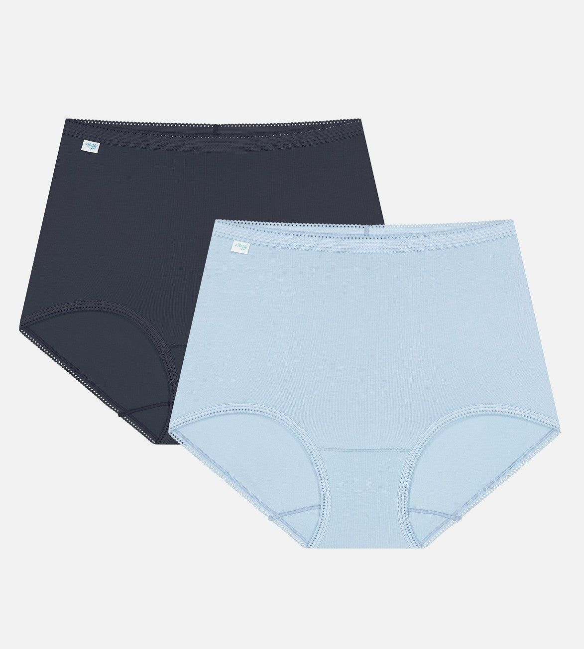SLOGGI Women's Comfortable Cotton Maxi Briefs 2-Pack - Soft Underwear for Everyday Wear & Lounge