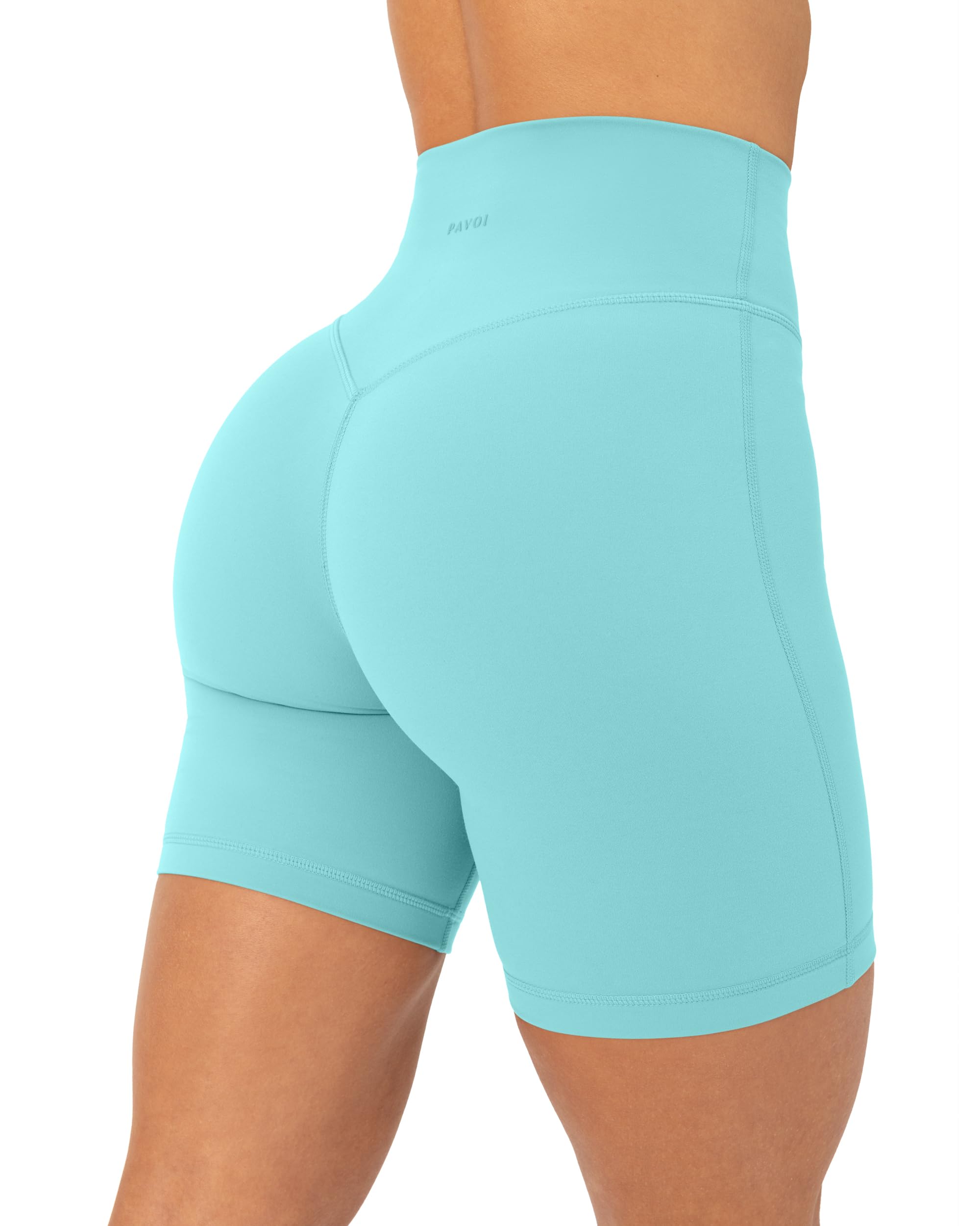 Buttery Soft High Waisted Yoga Shorts for Women - 4