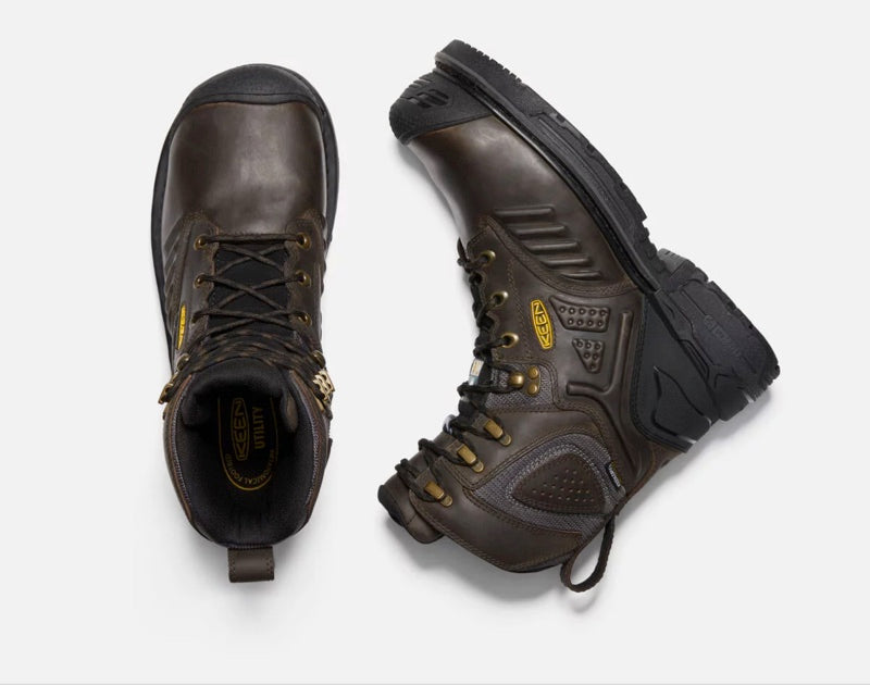 Keen Philadelphia 8 Waterproof Composite Toe Work Boots for Men - Safety Shoes with Internal Met Guard (Model 1022091) | Ideal for Construction, Warehouse & Outdoor Work