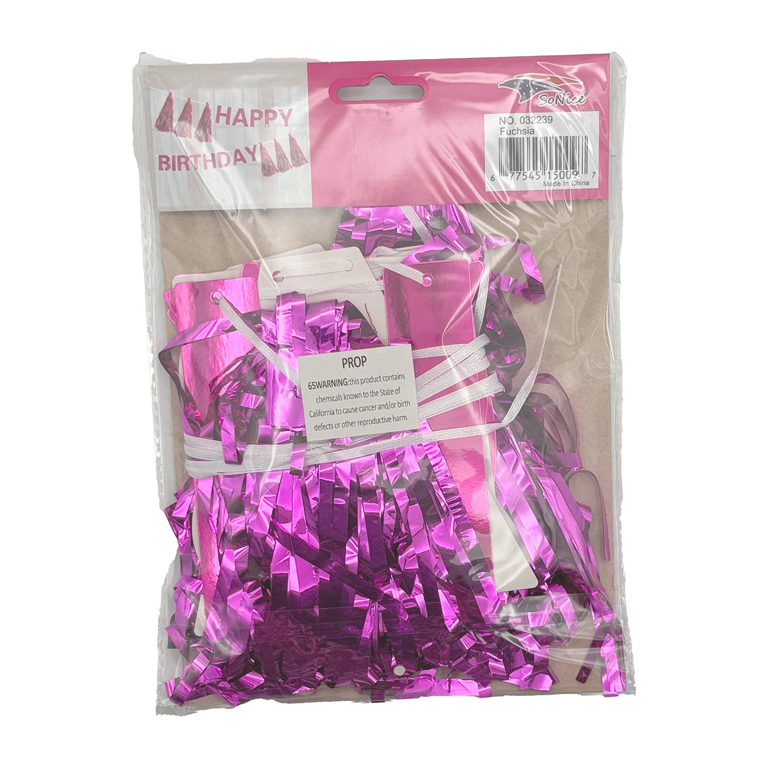 10 Ft Fuchsia Birthday Tassel Garland | Party Decorations for Birthday Celebrations, Baby Showers & Home Decor