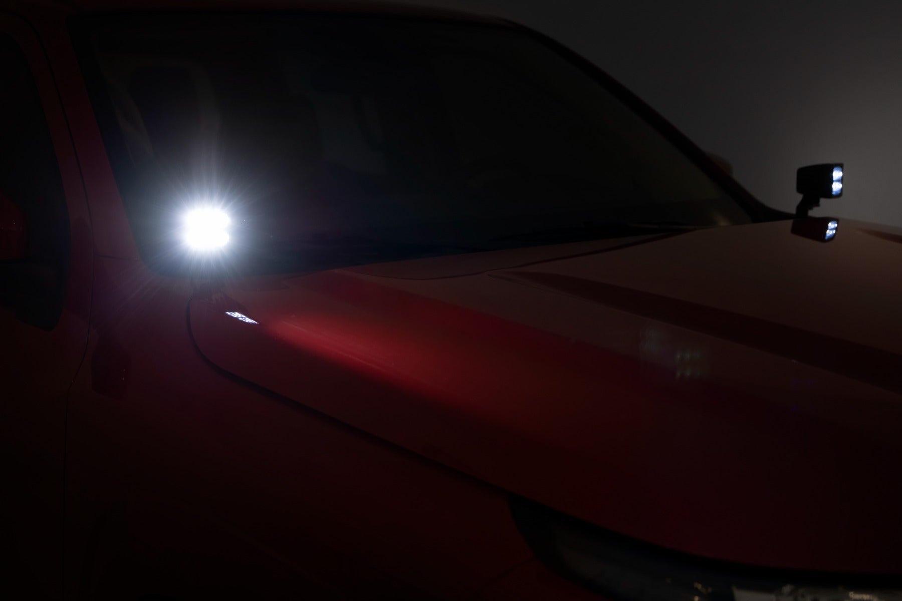 2 Inch Black Series LED Light Pods - Pair, Flood Beam, 70133BL - Perfect for Off-Roading, Trucks, ATVs & UTVs