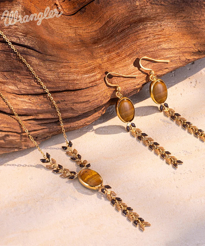 Wrangler Demeter’s Orb Necklace and Earrings Set - Sterling Silver Greek Goddess Jewelry for Women - Perfect for Weddings, Date Nights & Special Occasions