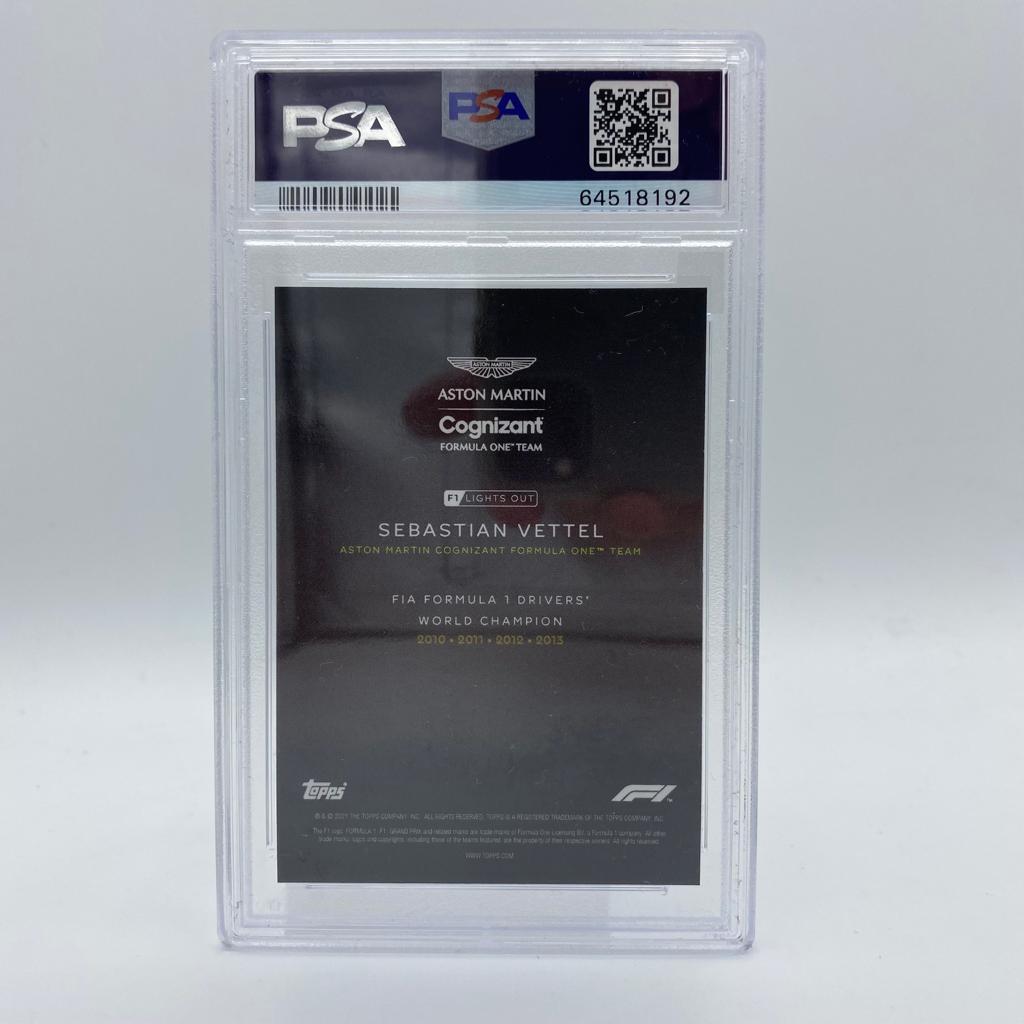 PSA 10 Graded 2004 Sebastian Vettel Rookie Card - Future 4-Time F1 World Champion - Rare Collectible Sports Memorabilia for Racing Fans & Card Investors (Perfect for Display, Gifts, or Investment Portfolio)