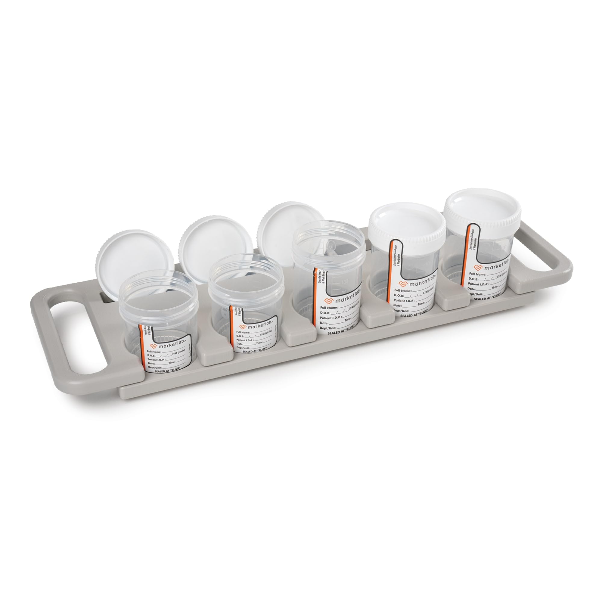 Cytology FNA Staining Rack with 5 Disposable Stain Cups - Lab Equipment for Pathology & Cytology Testing | Perfect for Medical Laboratories & Diagnostic Centers