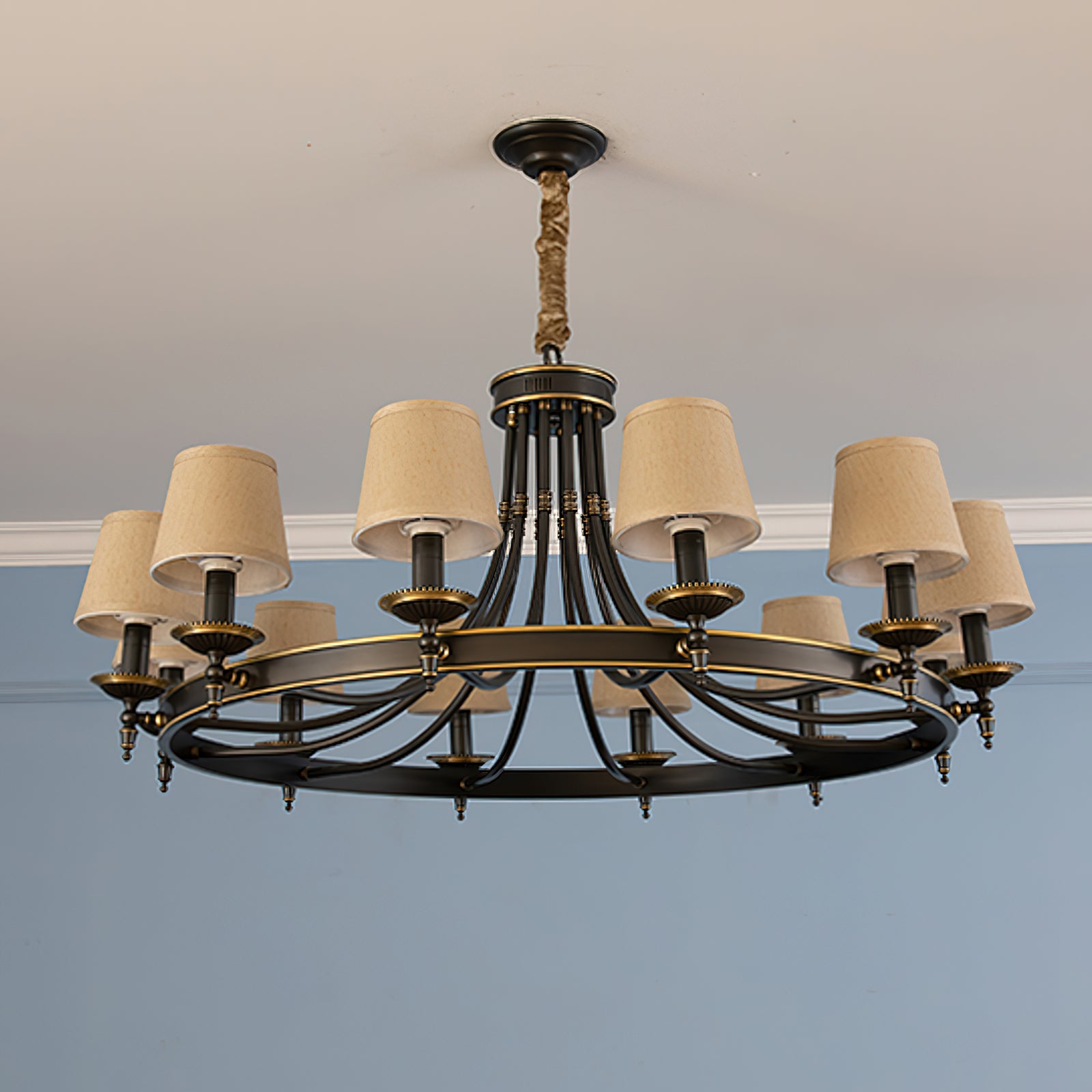 Alessio Modern Crystal Chandelier - Elegant Ceiling Light Fixture for Dining Room, Living Room & Bedroom | Perfect for Home Decor & Interior Design