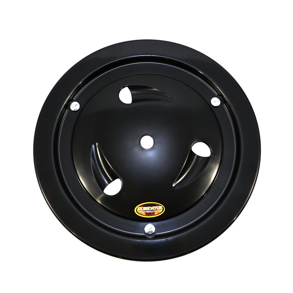 Dominator Race Products 1013-BK Ultimate 15-Inch Black Vented Wheel Cover - Durable Car Wheel Protection for Racing & Off-Road Vehicles