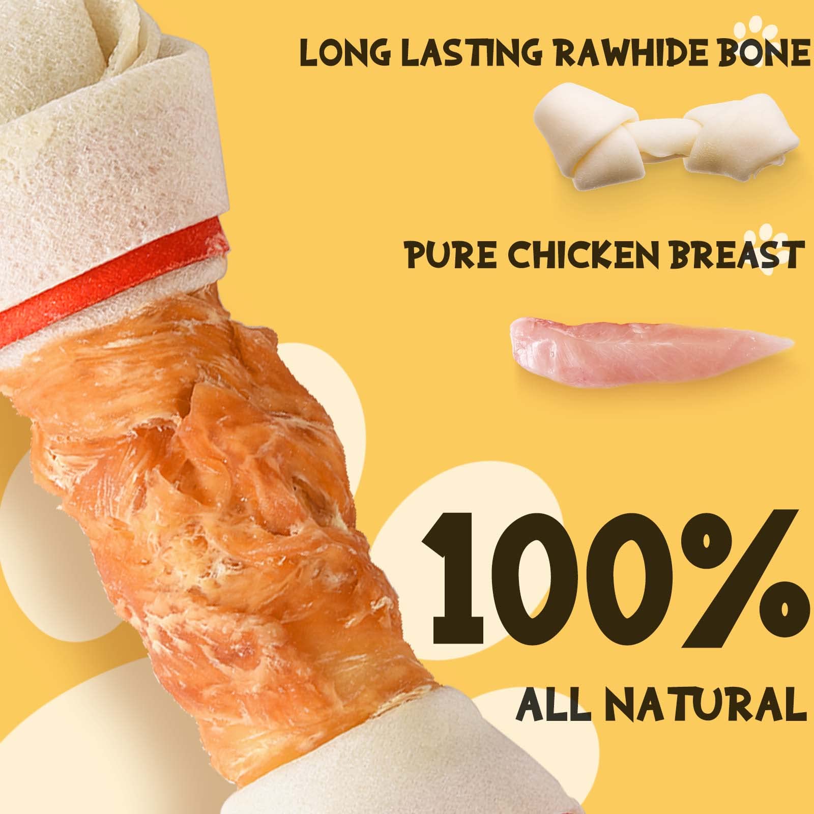 ASMPET Long-Lasting Dog Chews - 6.5