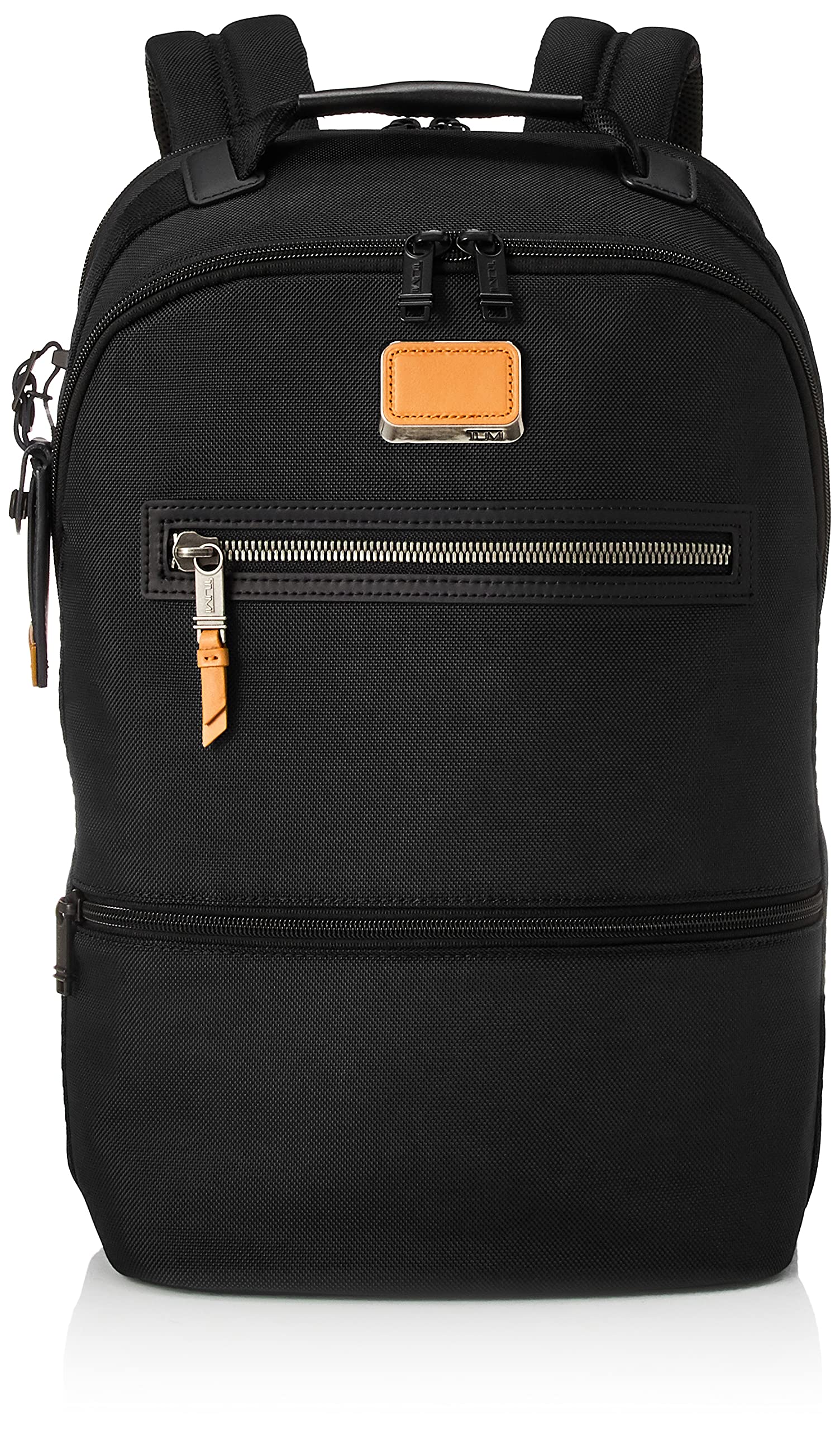 TUMI Alpha Bravo Essential Backpack for Men & Women - Durable Travel & Work Backpack with Laptop Compartment - Water-Resistant Black Business Backpack for Commuting, Office & College Use