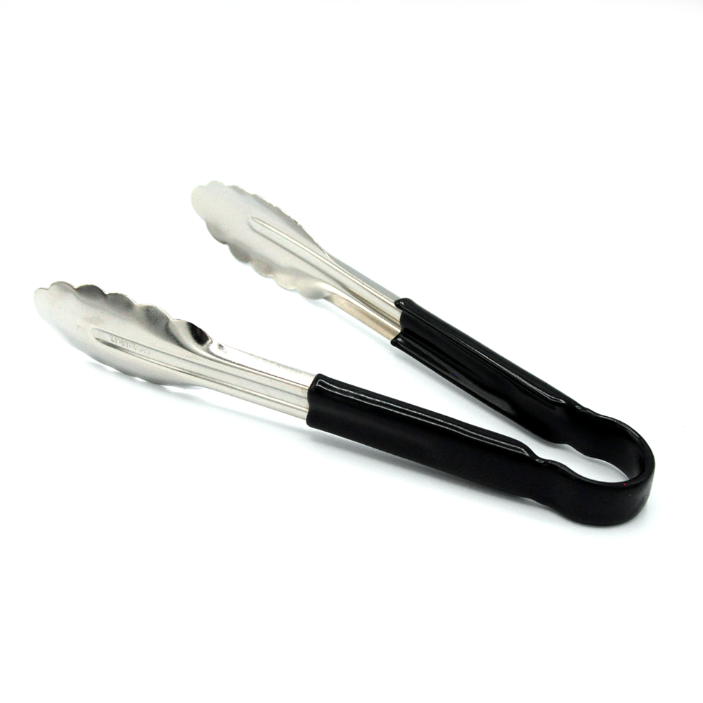 Premium Kitchen Tongs with Colorful Non-Slip Handles - 9-Inch Stainless Steel Cooking Tongs for Grilling, Salad Serving, and BBQ (Set of 1) - Perfect for Restaurants, Home Cooking, and Outdoor Picnics