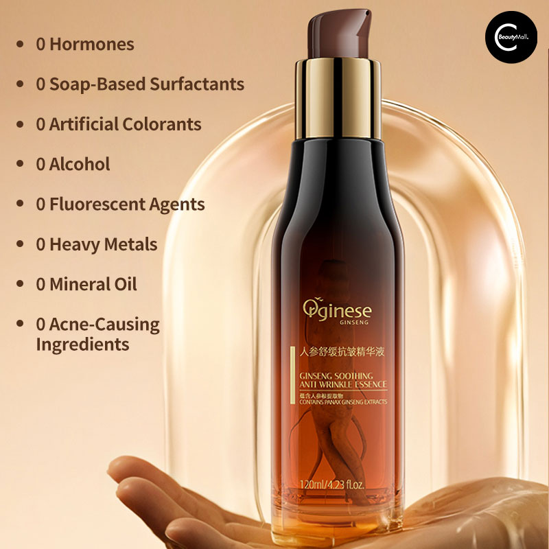 Orginese Ginseng Elixir Oil - 100% Pure Korean Red Ginseng Extract for Skin & Hair Care - Anti-Aging Face Serum & Scalp Treatment - Perfect for Daily Skincare Routine & Spa Relaxation