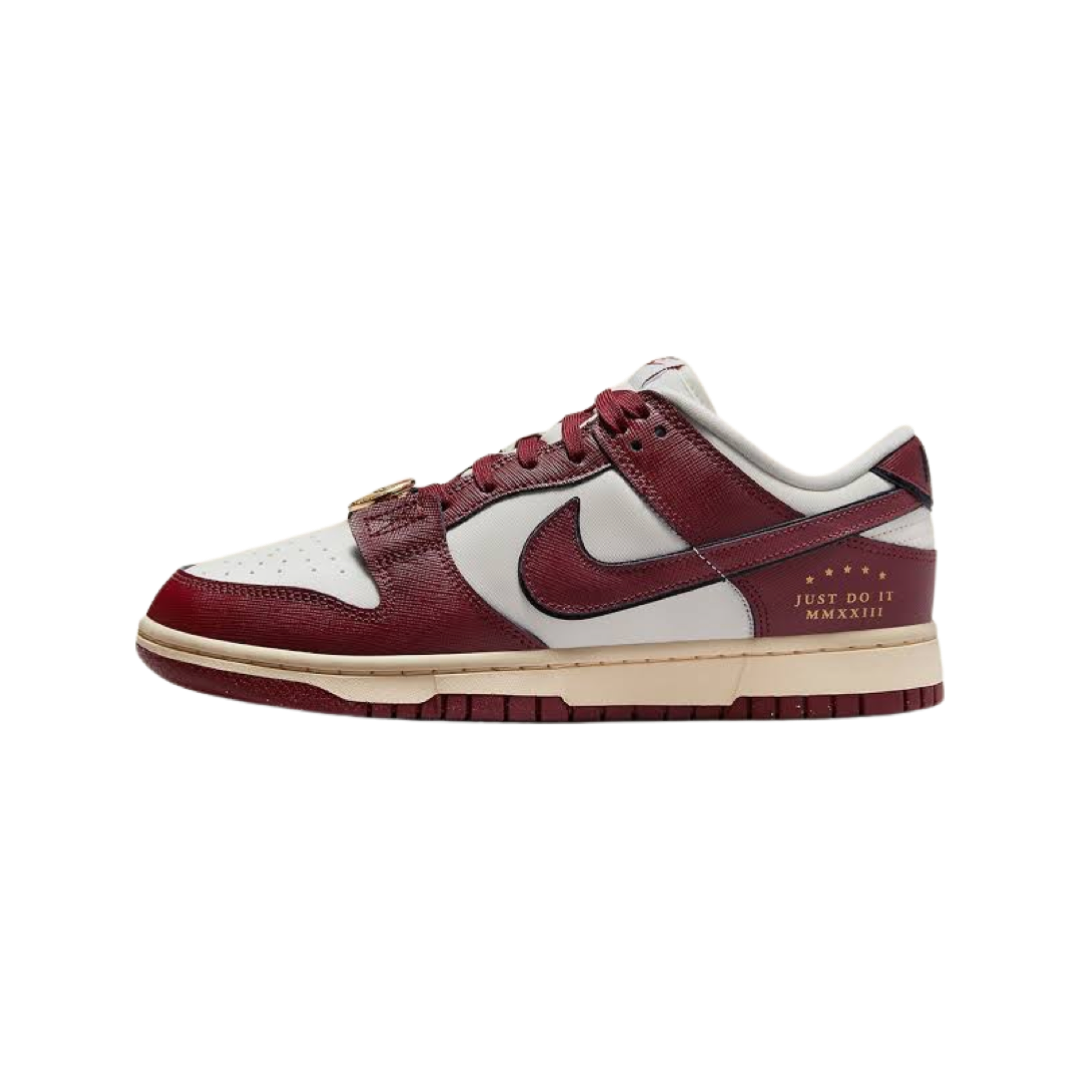 Nike Women's Dunk Low Sneakers - Team Red & Sail White Colorway | Casual Wear, Street Style & Everyday Comfort