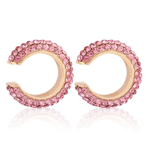 G9:pink chunky ear cuff