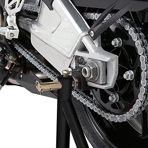 Kawasaki Ninja 300 & 650 Rear Paddock Stand - XM Universal Black Matte Motorcycle Stand for Bike Maintenance & Storage | Fits Sport Bikes, Cruisers & Dirt Bikes