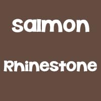 Salmon Plus Size With Rhinestones
