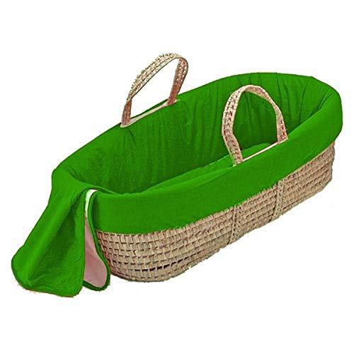 Premium Black Moses Basket for Newborns - Breathable & Portable Baby Bassinet for Nursery, Travel, and Co-Sleeping | Ideal for Home, Hospital, and On-the-Go Parents