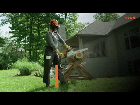 STIHL MS 180 C BE 16-Inch Gas Chainsaw - Lightweight & Powerful for Homeowners | Perfect for Tree Trimming, Firewood Cutting & Yard Maintenance