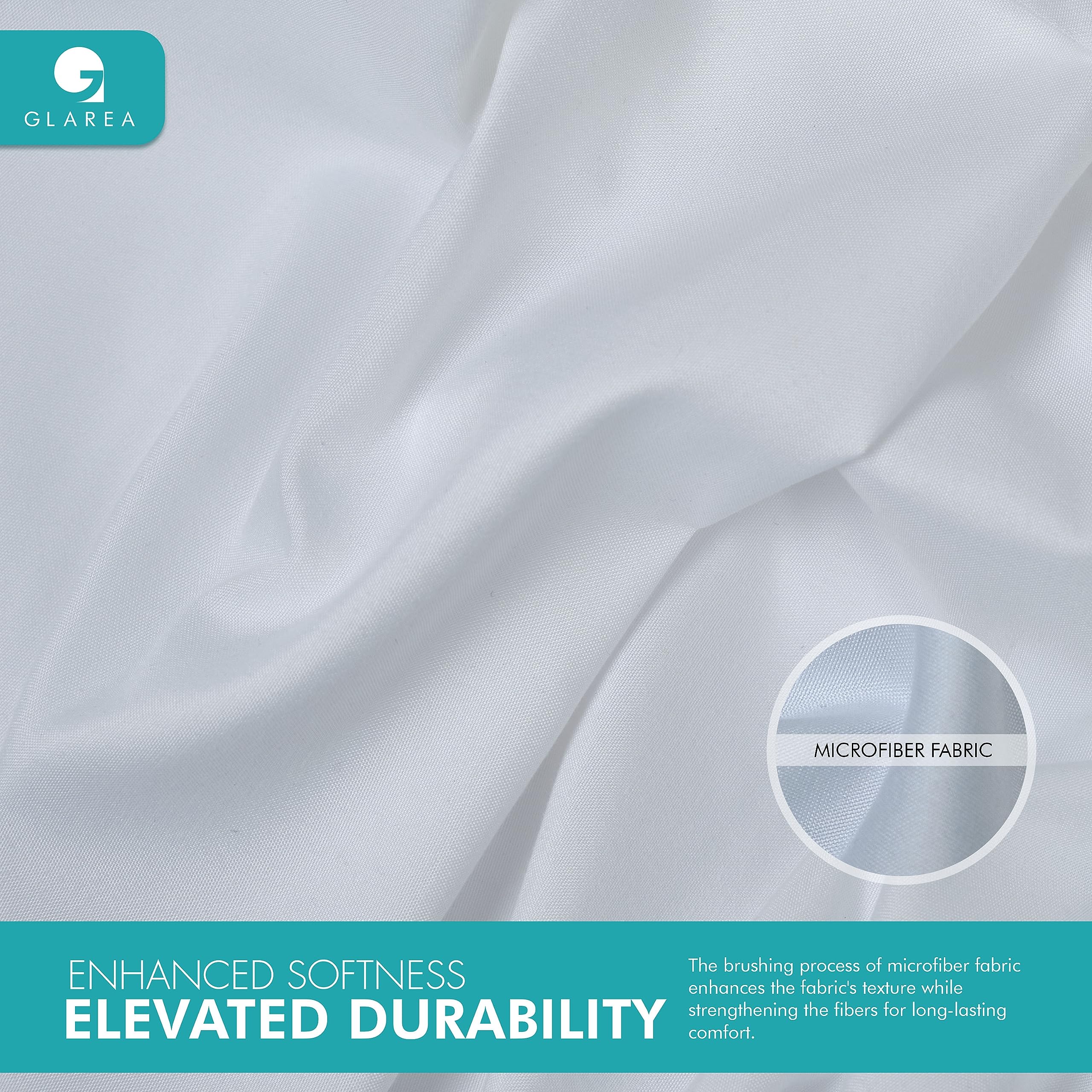 Microfiber 4-Piece Queen Bed Sheet Set - Soft & Breathable for Comfortable Sleep
