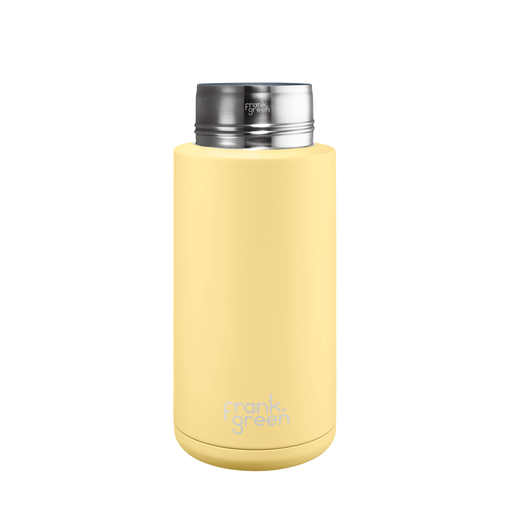 Eco-Friendly Ceramic Reusable Water Bottle - 34oz (1000ml) Leak-Proof & Insulated - Perfect for Gym, Hiking, Office & Travel