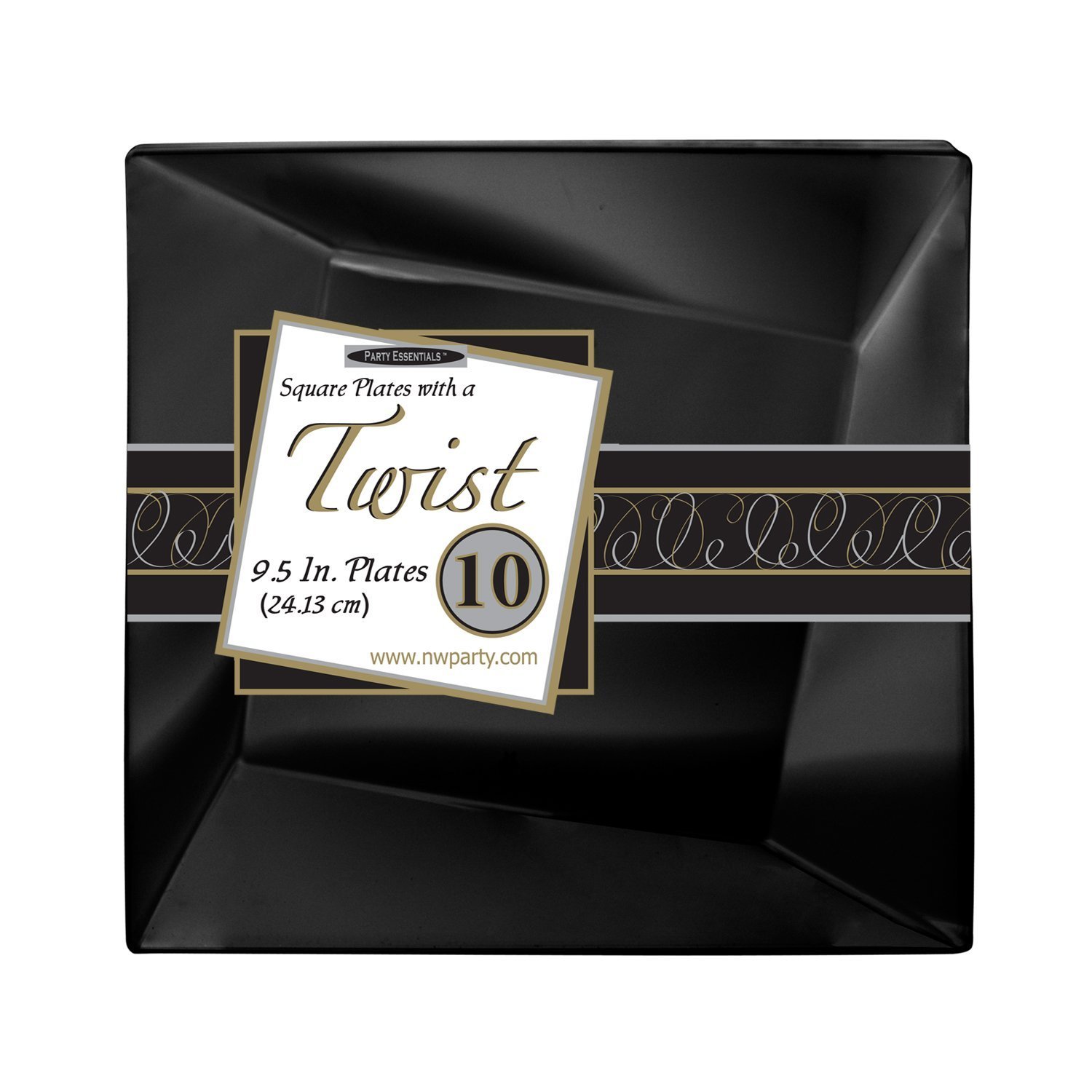 160-Pack Black 10.75