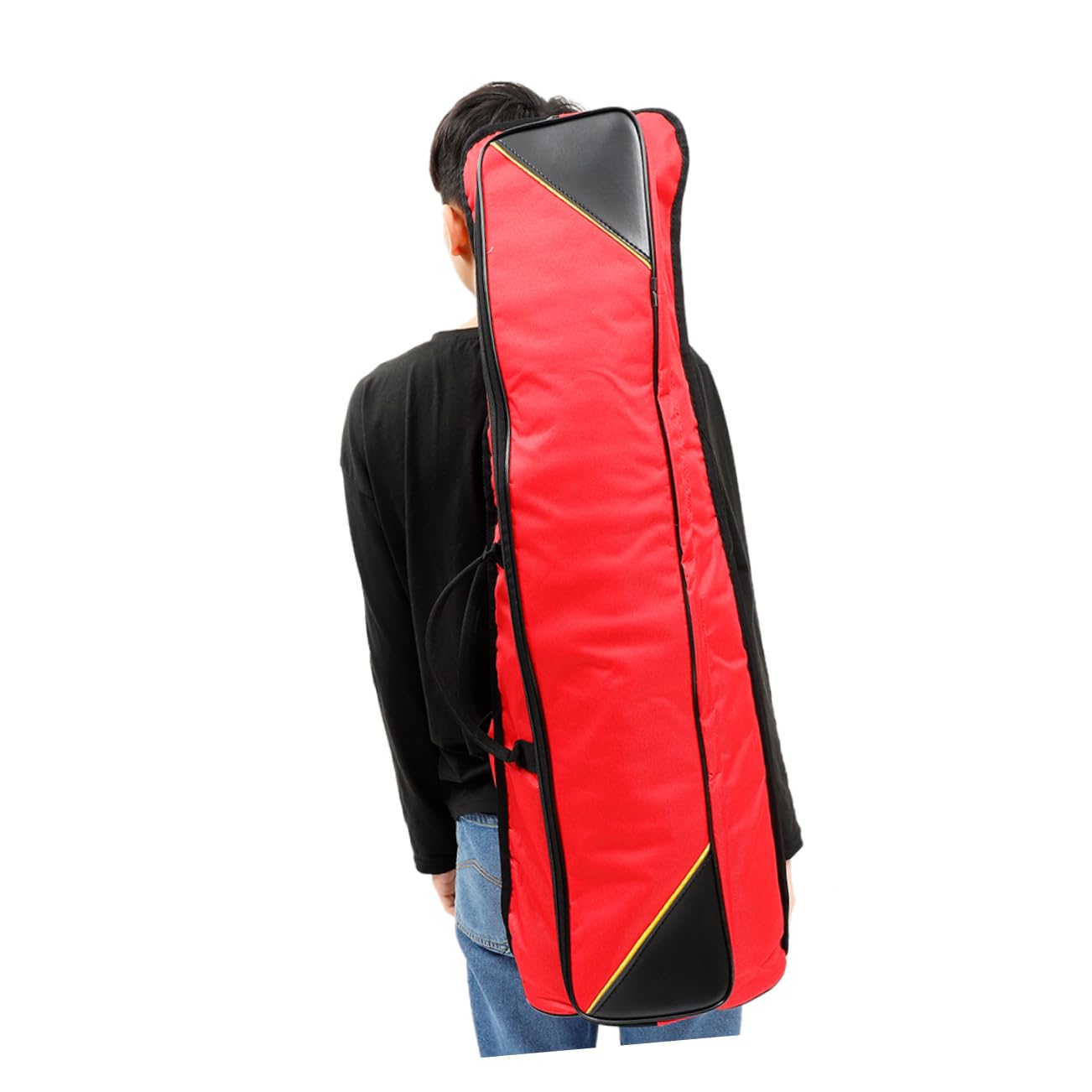 SUPVOX Tenor Trombone Case - Portable Trombone Travel Bag with Oxford Cloth, Durable Carrying Case & Storage Backpack for Musical Instruments | Perfect for School Bands, Music Lessons & Professional Performances