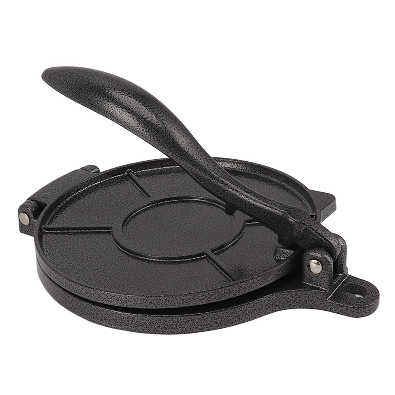 **16cm Black Tortilla Press - Efficient Kitchen Tortilla Maker for Homemade Wraps, Tacos & Quesadillas**