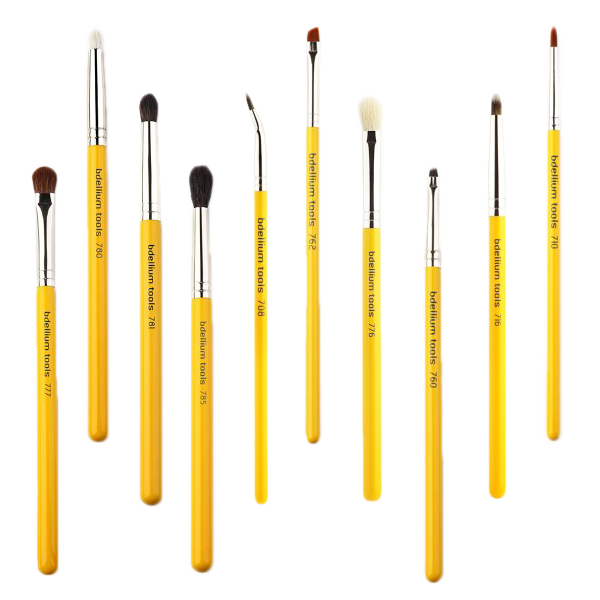 Bdellium Tools Studio Line Eye Makeup Brushes - Professional Eyeshadow & Eyeliner Brush Set for Makeup Artists & Beginners - Perfect for Daily Makeup & Special Occasions