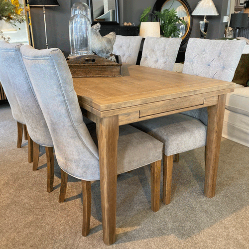 Hartley Extendable Dining Table - 6ft/7.5ft/9ft - Solid Wood Expandable Table for Family Gatherings & Dinner Parties - Perfect for Large Dining Rooms & Entertaining Guests