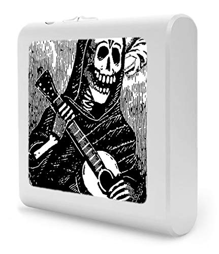 Dimmable LED Night Light with Auto On/Off Sensor - Adjustable Brightness, Warm White Light for Bathroom, Hallway, Nursery & Bedroom - Perfect for Dia de Los Muertos Decor & Nighttime Safety