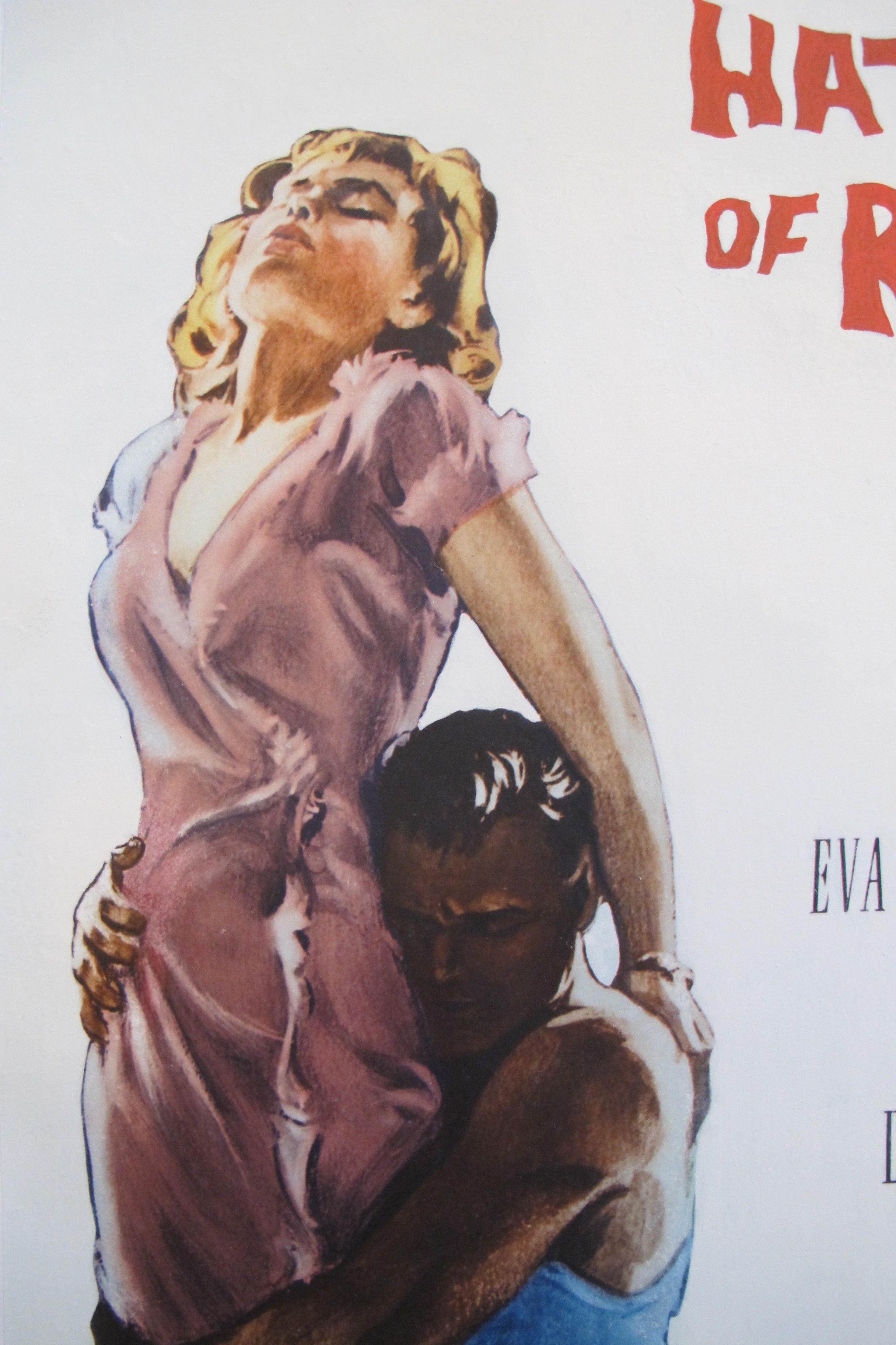Vintage 1957 Original American Movie Poster - A Hatful of Rain Classic Film Memorabilia for Home Theater Decor & Cinema Collectors