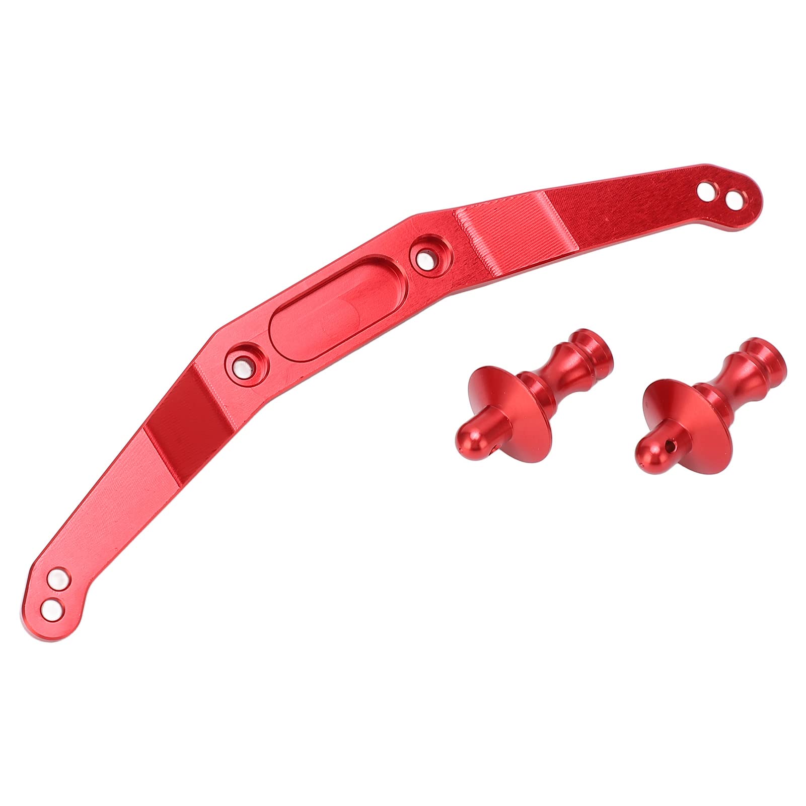Universal 1/10 Scale RC Car Front & Rear Shell Post Mount Columns - Red Replacement Body Parts for RC Vehicles | Perfect for Off-Road Racing, Crawling & DIY Repairs