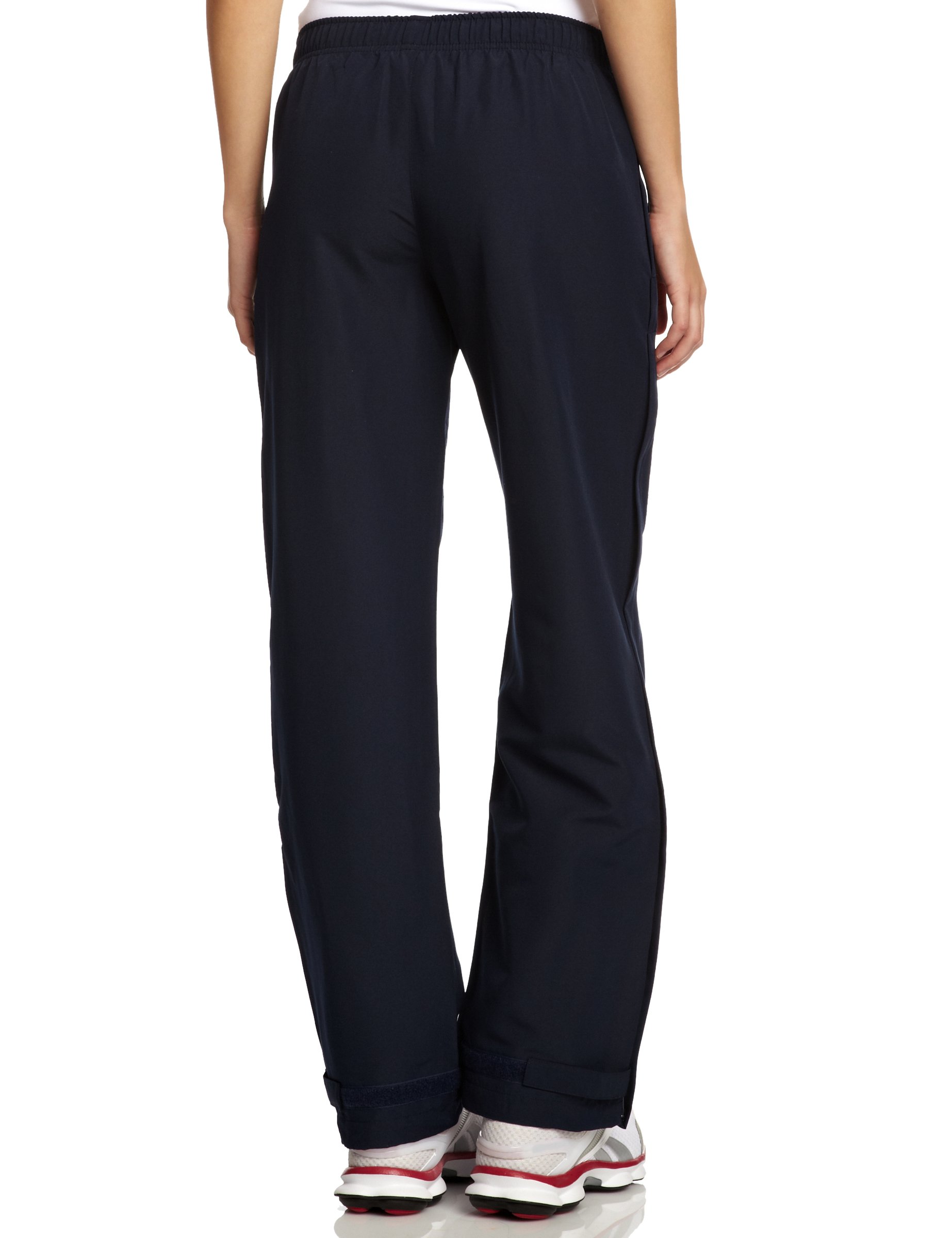 Canterbury Women's Open Hem Stadium Pants - Navy & White - UK Size 8 - Comfortable Athletic Trousers for Rugby, Soccer & Casual Wear