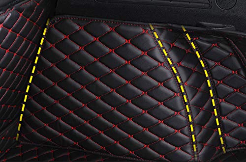 3D Full Coverage All Weather Waterproof Custom Fit Car Cargo Liner Trunk Mat Tray for Land Rover Range Rover Sport 2006-2009 - Black with Black Stitching | Durable Protection for Pets, Spills & Outdoor Gear