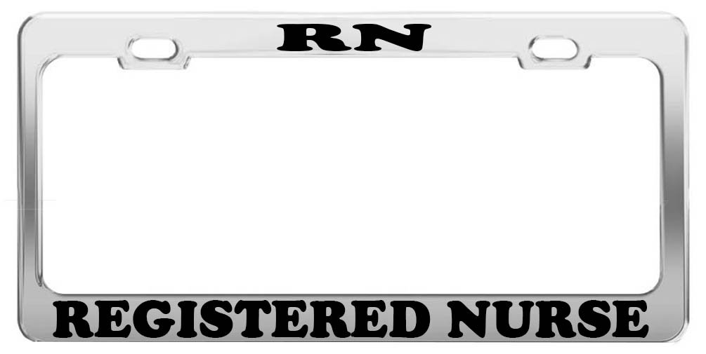 RN Registered Nurse License Plate Frame - Personalized Car Accessories for Medical Professionals | Perfect for Nurses, Graduation Gifts & Healthcare Worker Appreciation