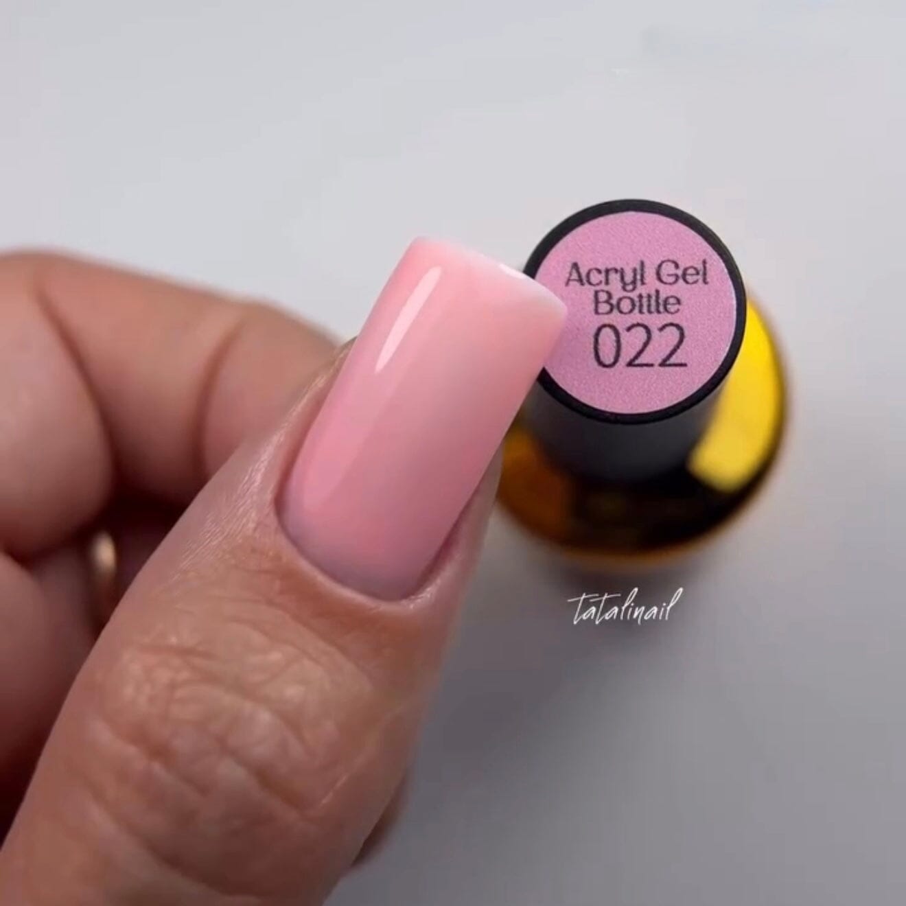 F.O.X Acryl Gel Nail Polish Bottle 022 - 14ml Professional Acrylic Nail Art Gel for Salon & Home Manicure - Perfect for Nail Extensions, French Tips & DIY Nail Designs