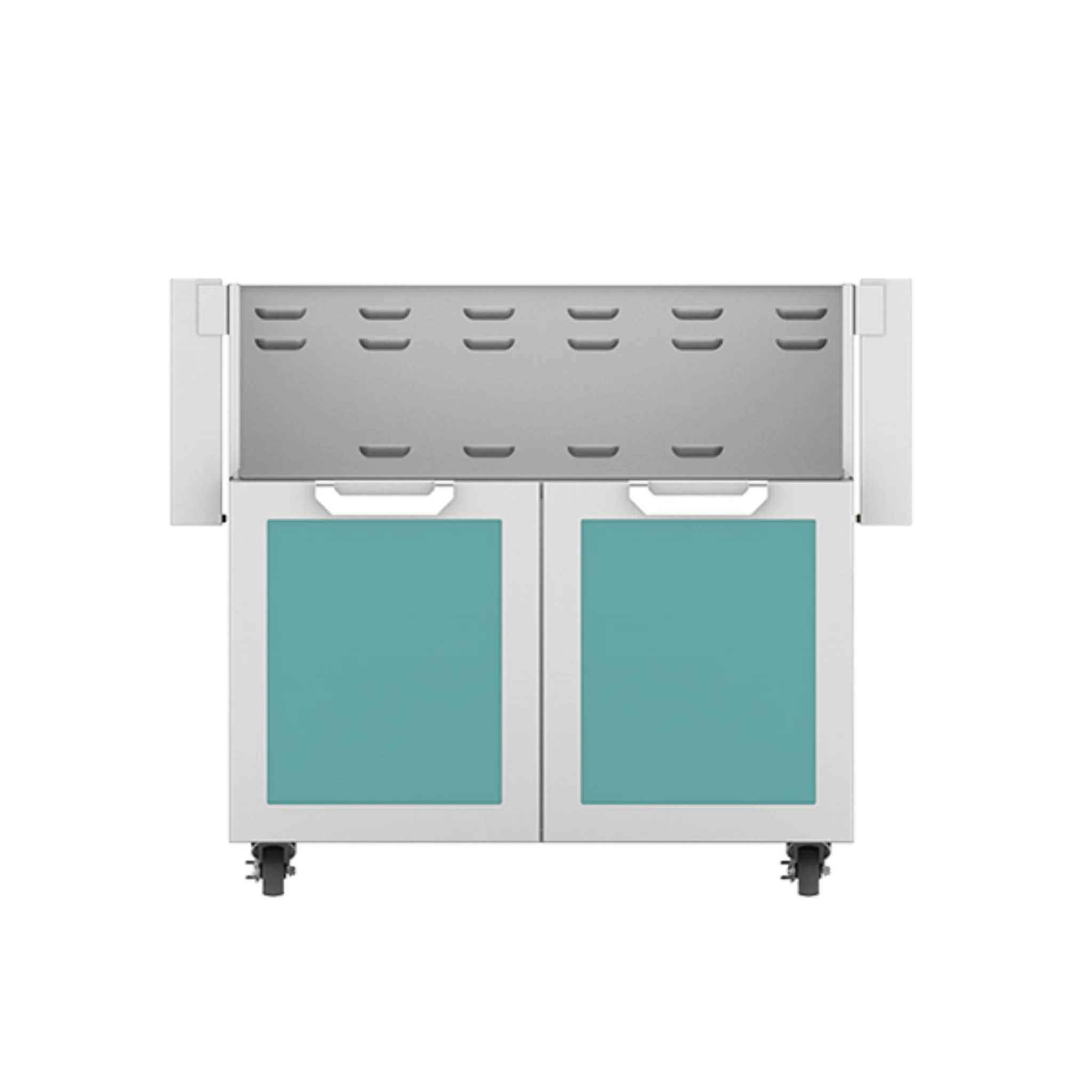 Hestan GCD36 36-Inch Outdoor Stainless Steel Tower Cart with Double Doors - Perfect for Patio, BBQ, and Outdoor Kitchen Storage