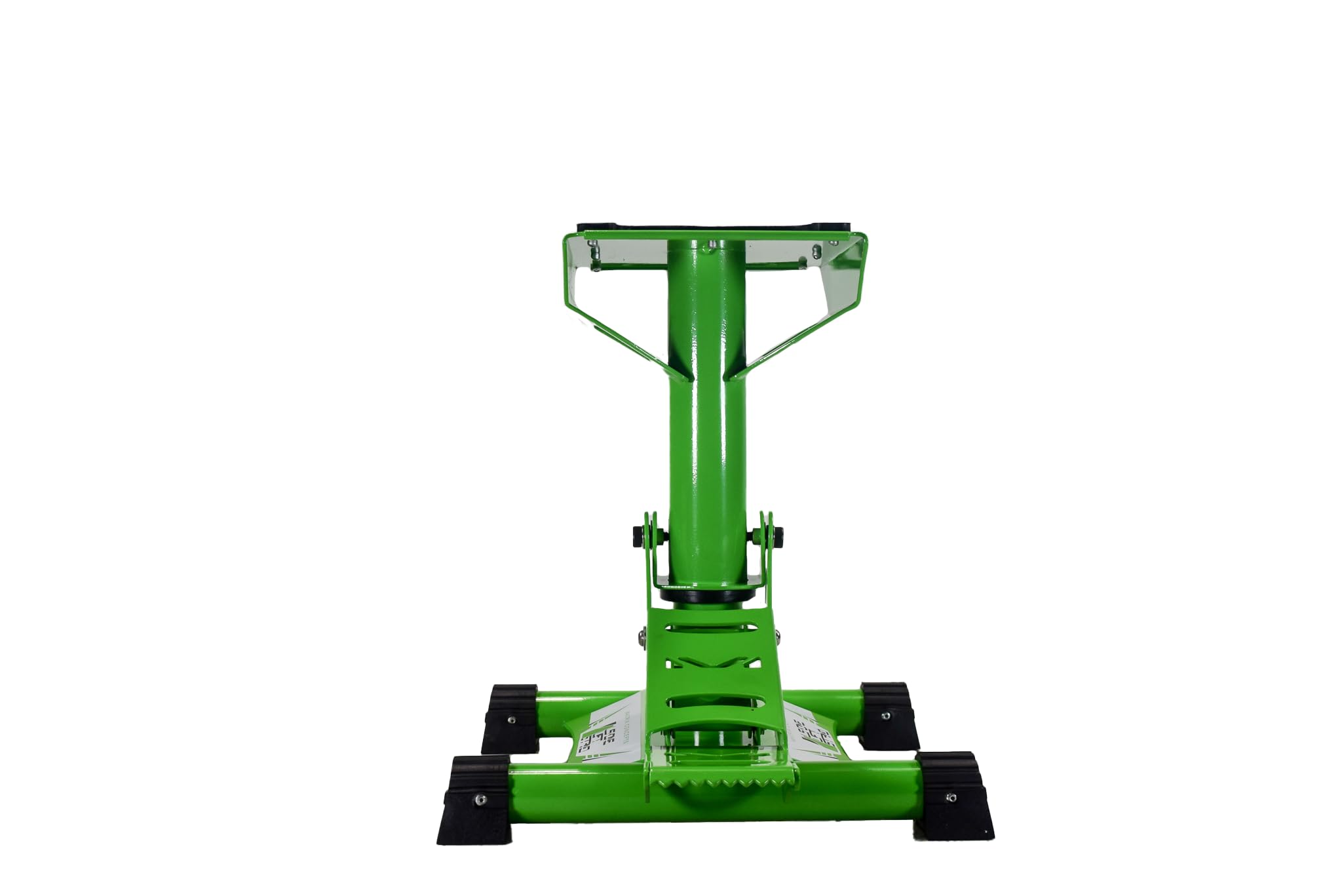 Matrix Concepts LS1 Lift Stand - Heavy Duty Carbon Steel Construction, 500 lbs Weight Capacity - Ideal for Dirt Bikes & Mini Riders - Includes Free Sticker Pack (Green) - Perfect for Garage Maintenance, Bike Storage & Off-Road Adventures