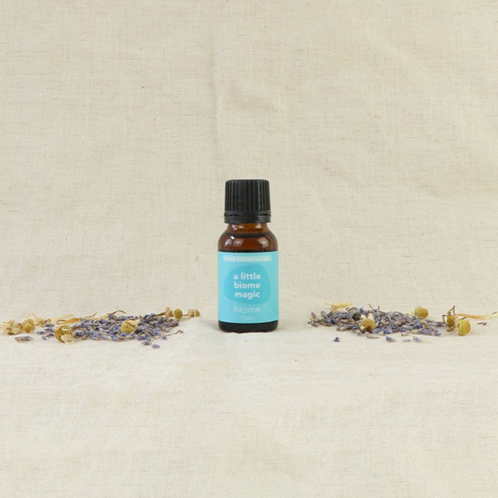 Little Biome Magic Essential Oil Blend 15ml - Natural Aromatherapy for Stress Relief & Relaxation - Perfect for Diffusers, Massage & Home Spa