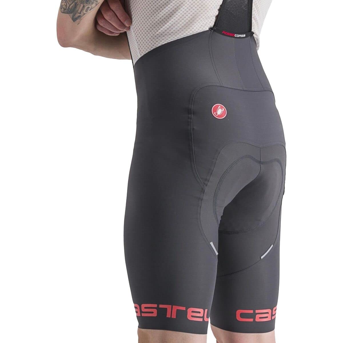 Castelli Free Aero RC Classic Bibshort - High Performance Cycling Shorts for Men, Breathable & Comfortable Bike Shorts with Padding - Perfect for Road Racing, Triathlon & Long Distance Cycling