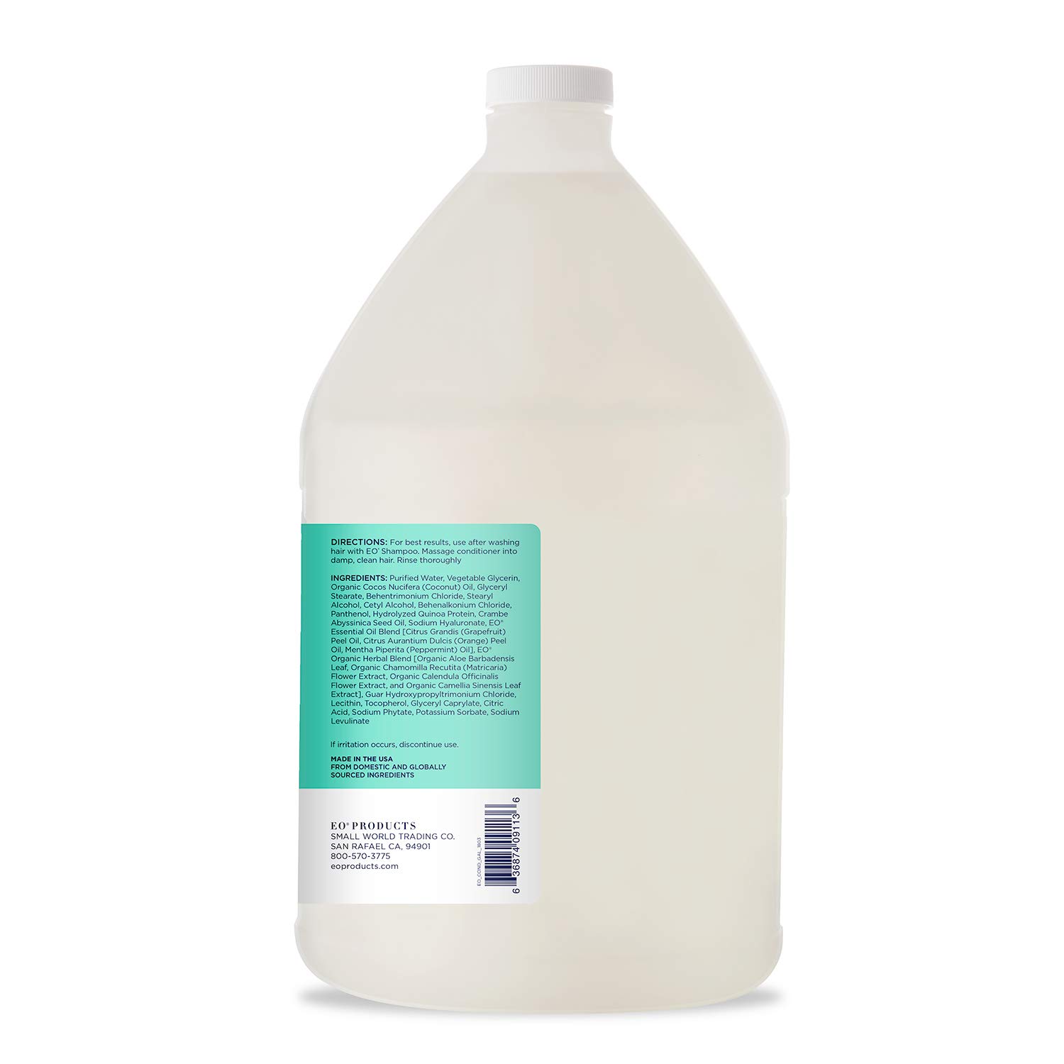 EO Grapefruit & Mint Conditioner - 128 oz (4-Pack) for Hydrating & Refreshing Hair - Perfect for Daily Use, Salons & Travel