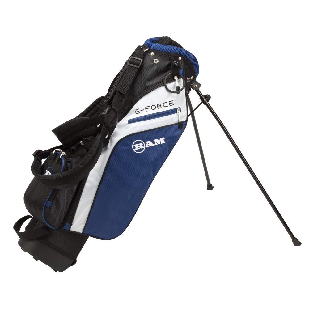 Ram Golf Junior G-Force Left-Handed Boys Golf Clubs Set with Bag - Perfect for Young Golfers Learning the Game